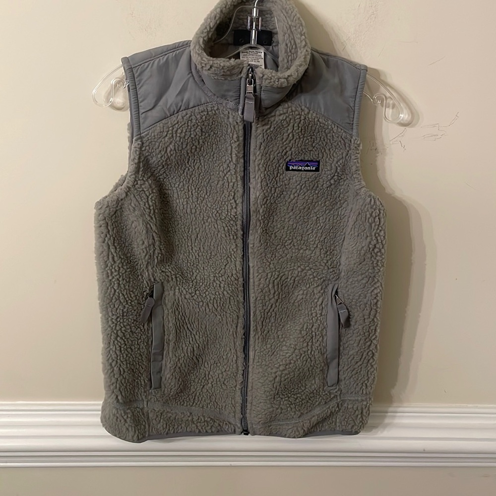 Patagonia Gray Fleece Vest